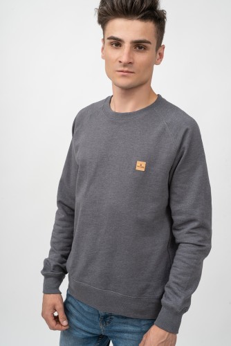 bluza z recyklingu szara