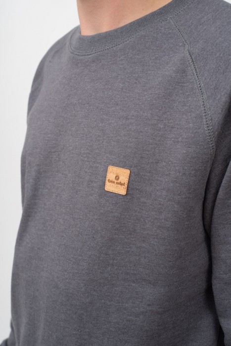 bluza z recyklingu szara