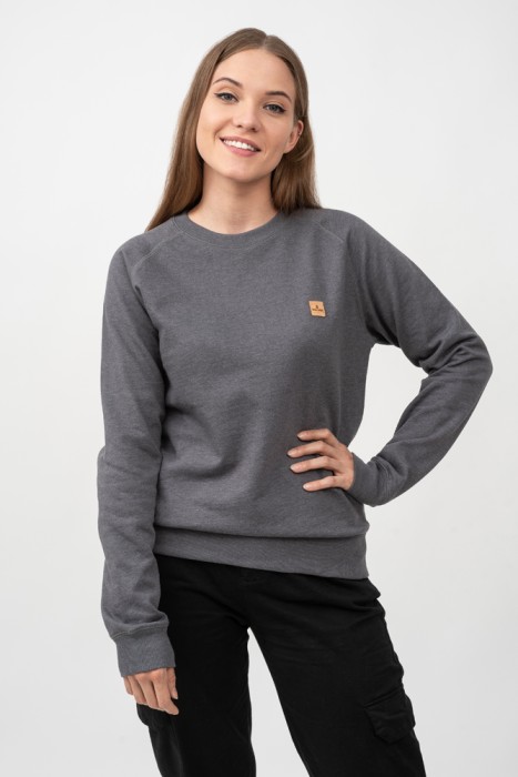 szara bluza z recyklingu damska