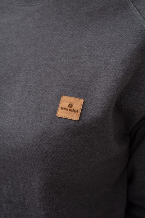 szara bluza z recyklingu damska