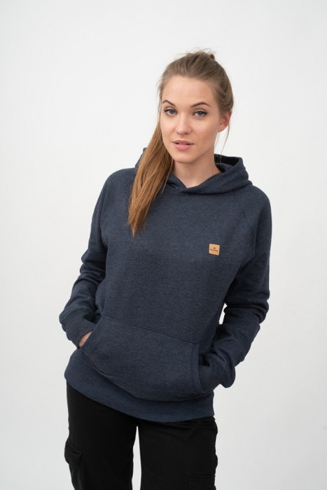 granatowa bluza z recyklingu damska