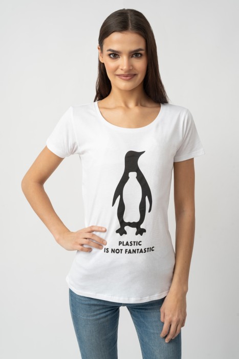 koszulka bawełna organiczna GOTS tree rebel damski