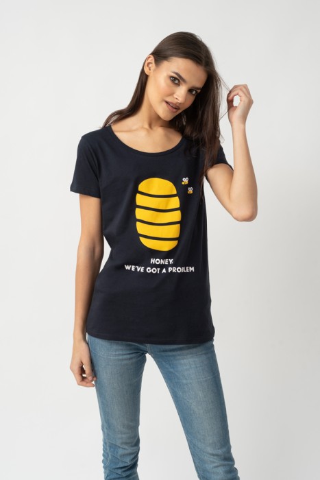 t-shirt bawełna organiczna GOTS tree rebel damski