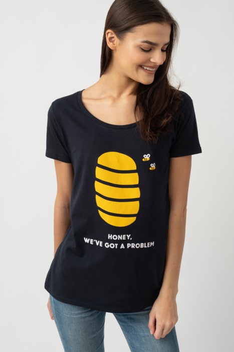 t-shirt bawełna organiczna GOTS tree rebel damski