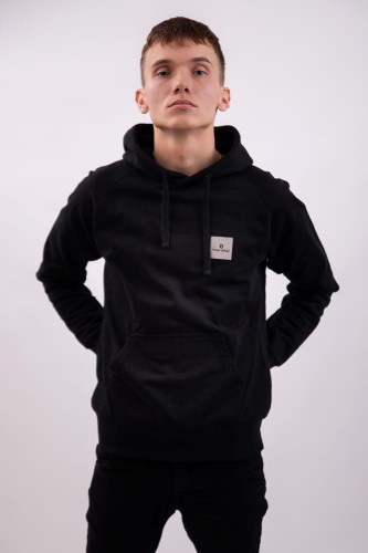 bluza z bawełny organicznej czarna