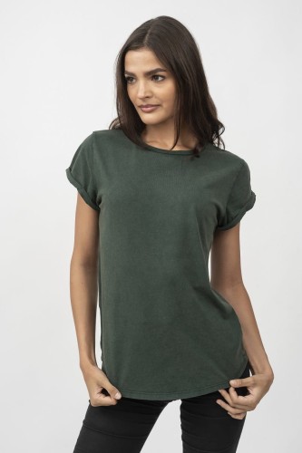 koszulka zielona organic basic