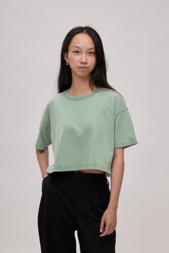 koszulka zielona szałwia