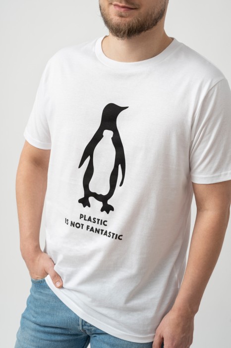 koszulka męska bawełna organiczna GOTS biała