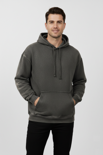 bluza oversize czarna sprana