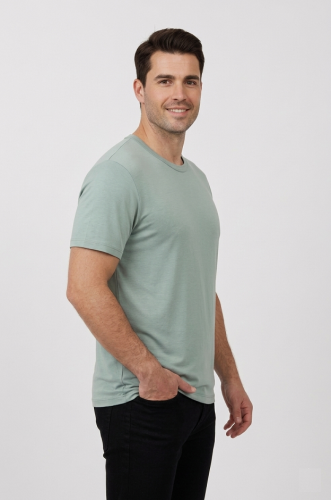 koszulka bamusowa jasnoszara